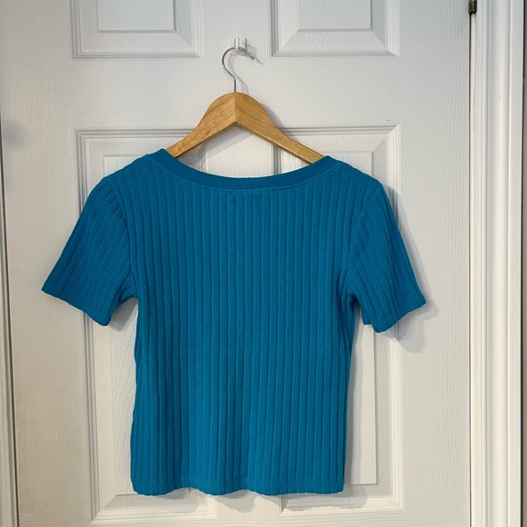 Zara Blue Crop - Picture 2 of 3